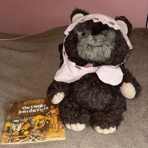 Adorable Brown and Pink Stuffed Animal